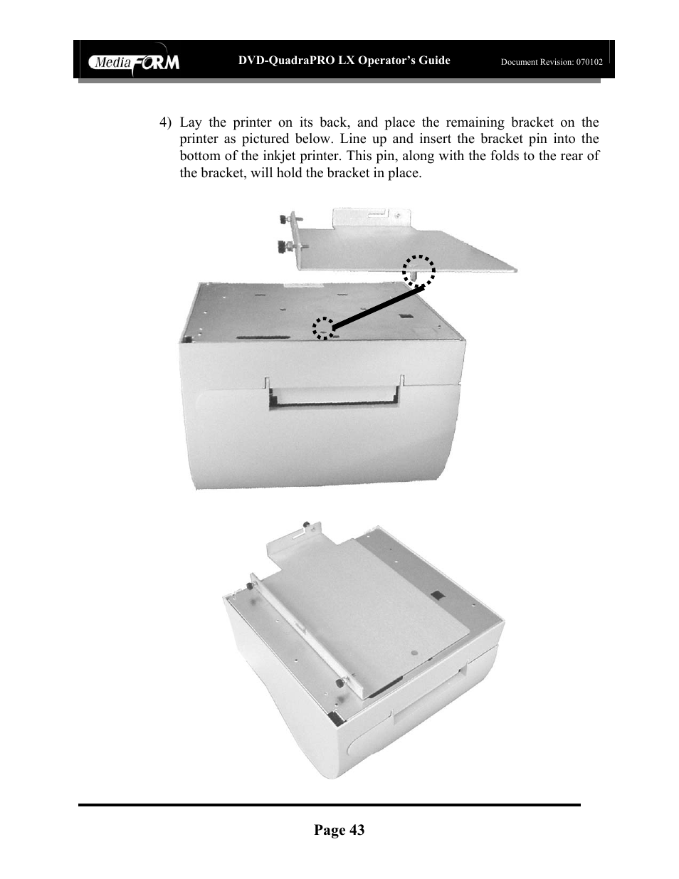 Page 43 | MF Digital DVD-QuadraPRO (Rev: 08/01/02) User Manual | Page 44 / 56