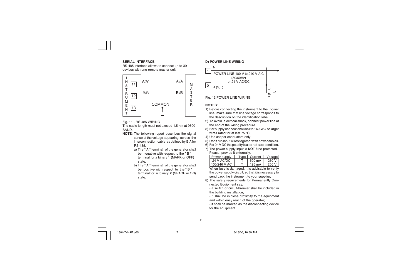 Chromalox TEMPERATURE CONTROLLER 1604-7 User Manual | Page 10 / 39