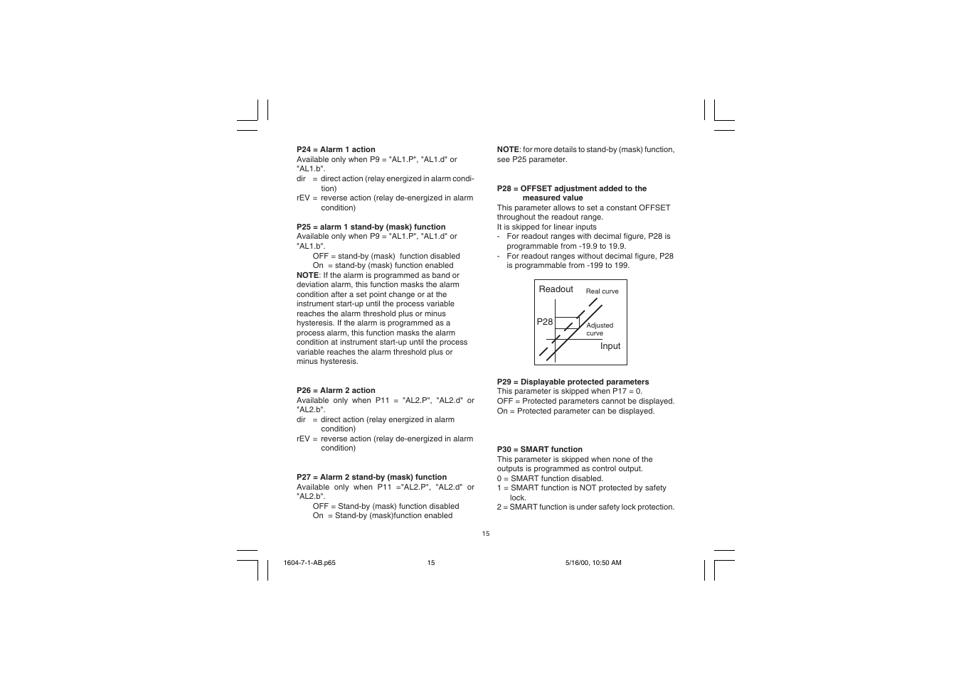 Chromalox TEMPERATURE CONTROLLER 1604-7 User Manual | Page 18 / 39