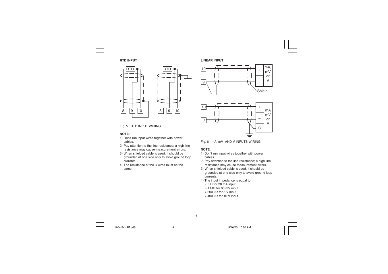 Chromalox TEMPERATURE CONTROLLER 1604-7 User Manual | Page 7 / 39