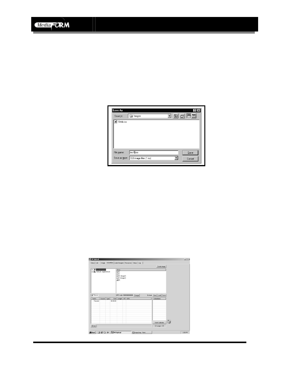 Page 62, Audio disc images | MF Digital DIRECTOR Series (Rev: 06/01/02) User Manual | Page 63 / 105