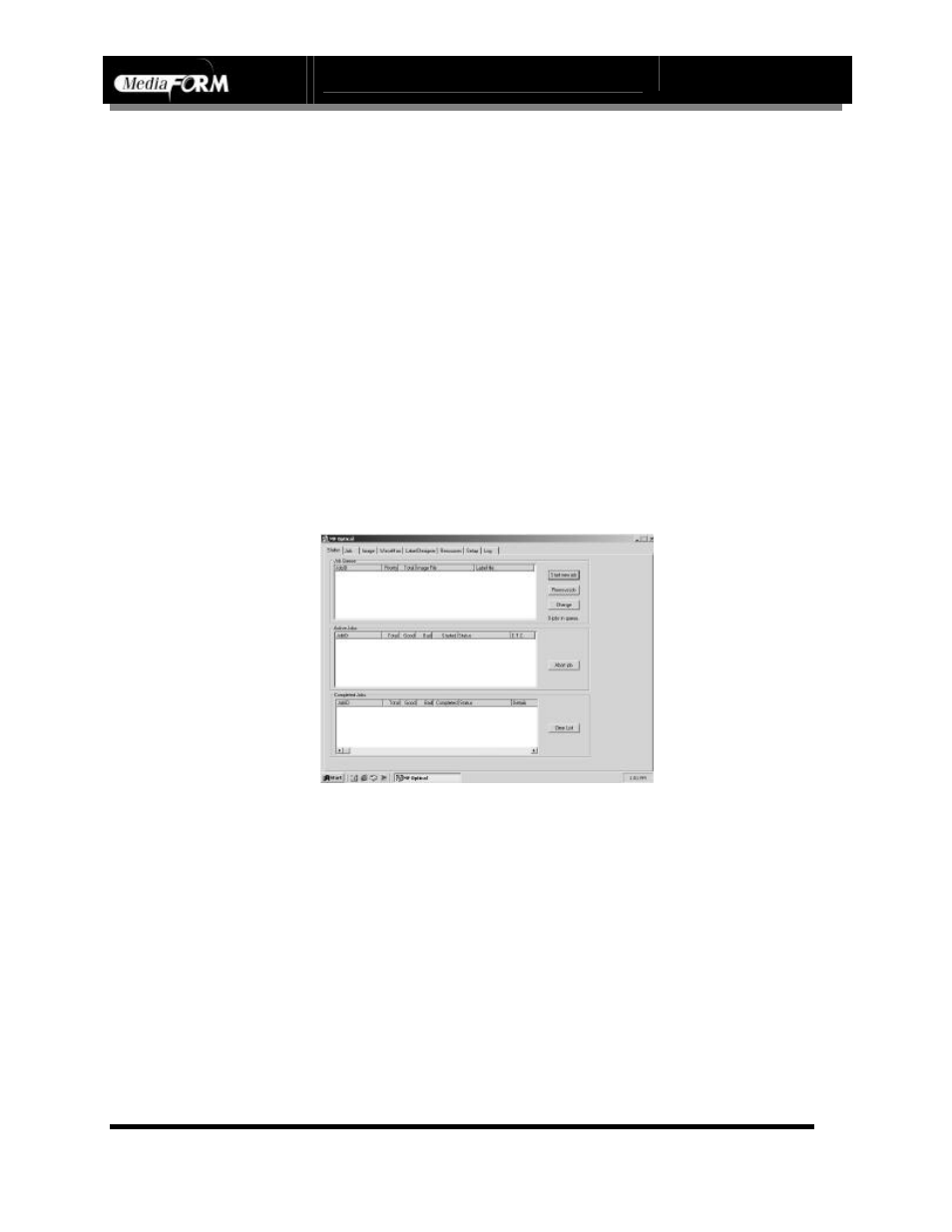 Submitting jobs, Page 83, Submitting a job | MF Digital DIRECTOR CD/DVD Combo Series (Rev: 08/01/02) User Manual | Page 84 / 104