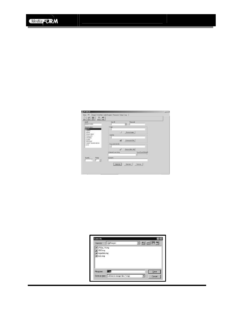 Duplicating existing cds, Page 88, Creating an image file | MF Digital DIRECTOR CD/DVD Combo Series (Rev: 08/01/02) User Manual | Page 89 / 104