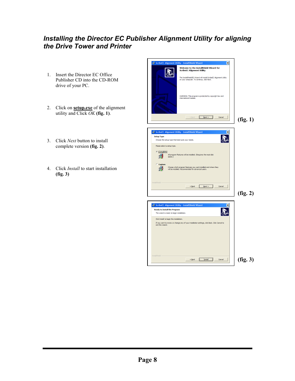 MF Digital DIRECTOR EC OFFICE PUBLISHER WITH Spectrum2 PRINTER User Manual | Page 8 / 14