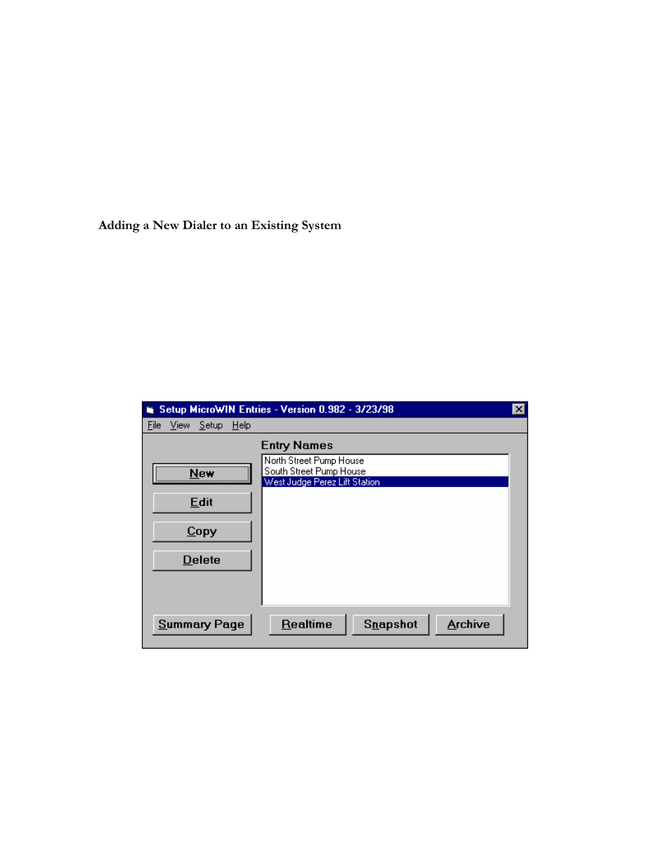 Overview of collecting realtime data | Microtel MicroWin 2000 User Manual | Page 30 / 110