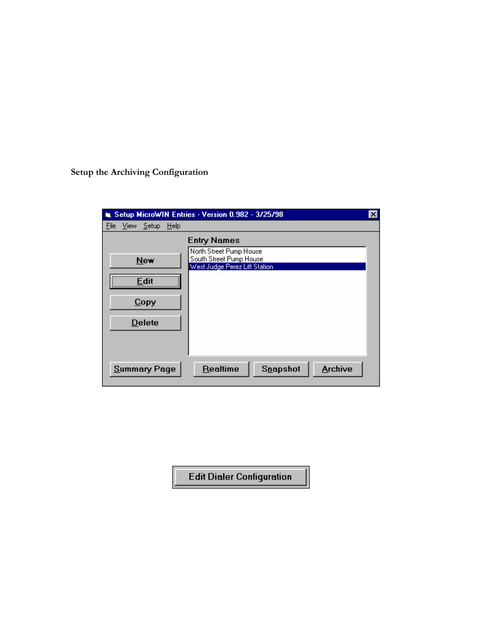 Overview of collecting archives | Microtel MicroWin 2000 User Manual | Page 35 / 110