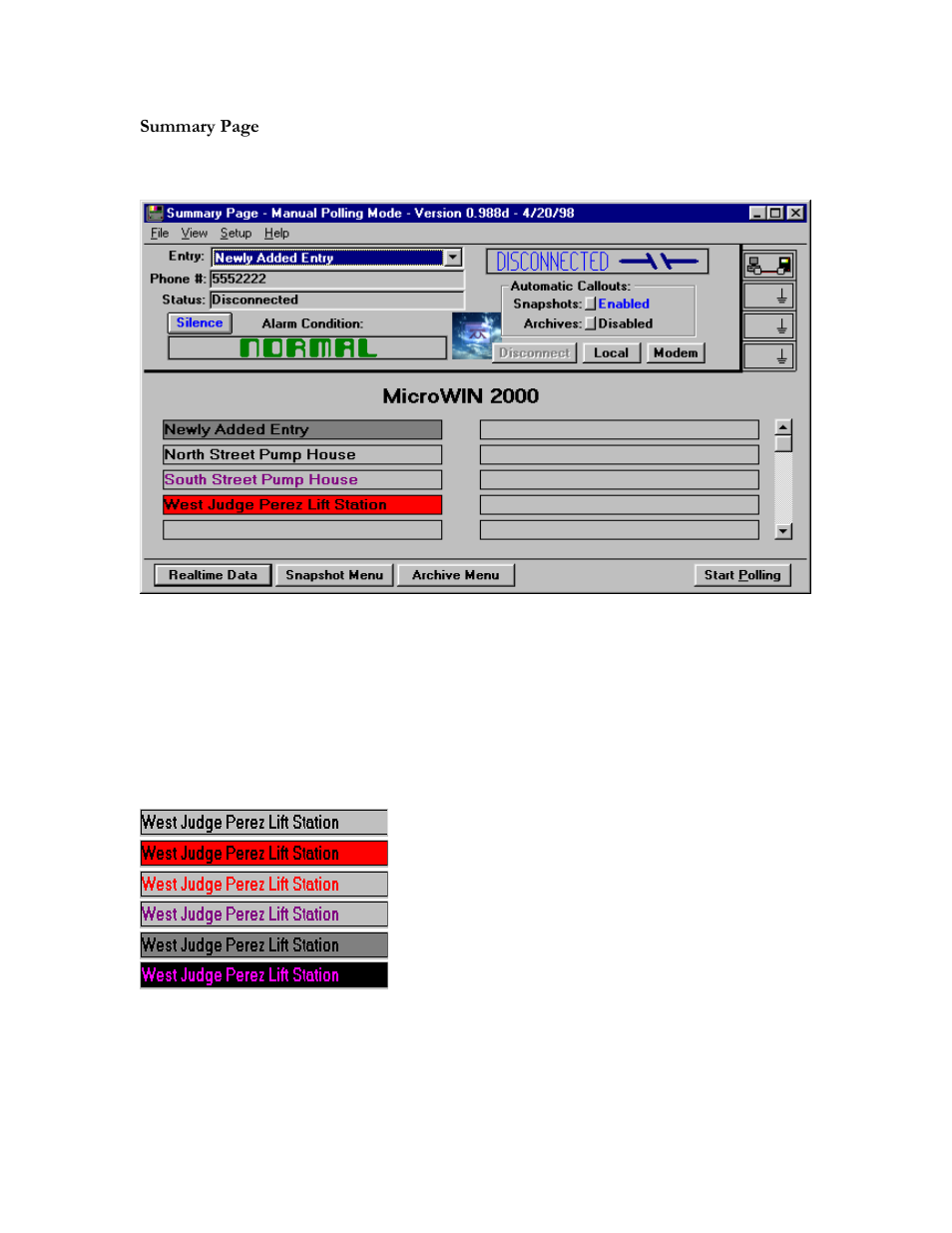 Microtel MicroWin 2000 User Manual | Page 58 / 110