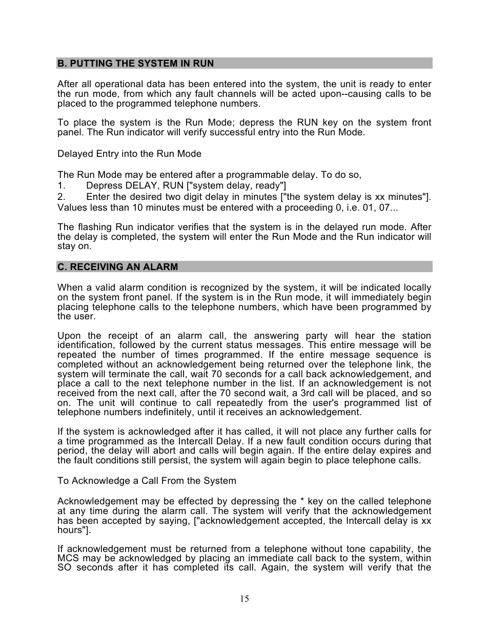 Microtel Series 100 User Manual | Page 19 / 28