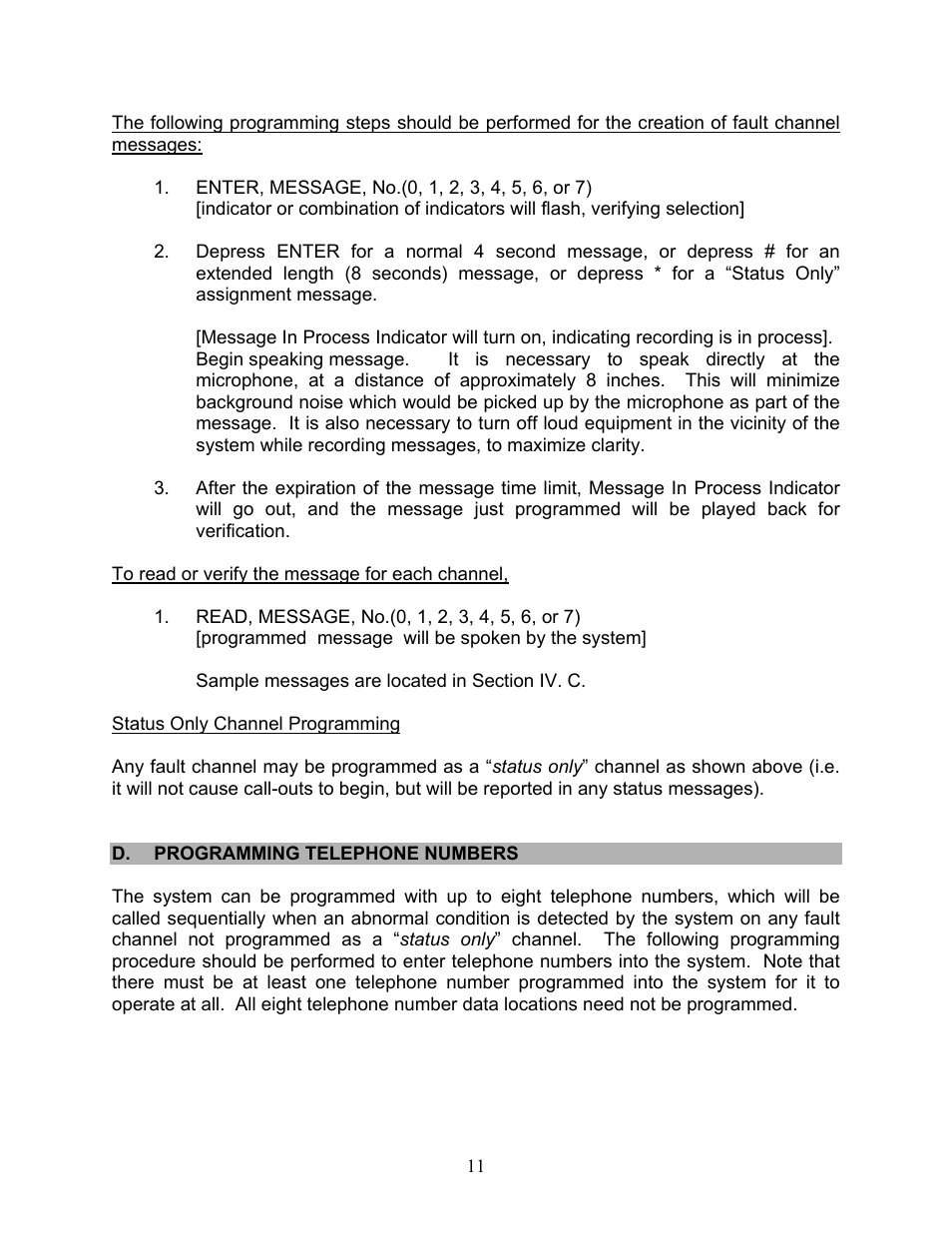Microtel Series 250 User Manual | Page 15 / 28
