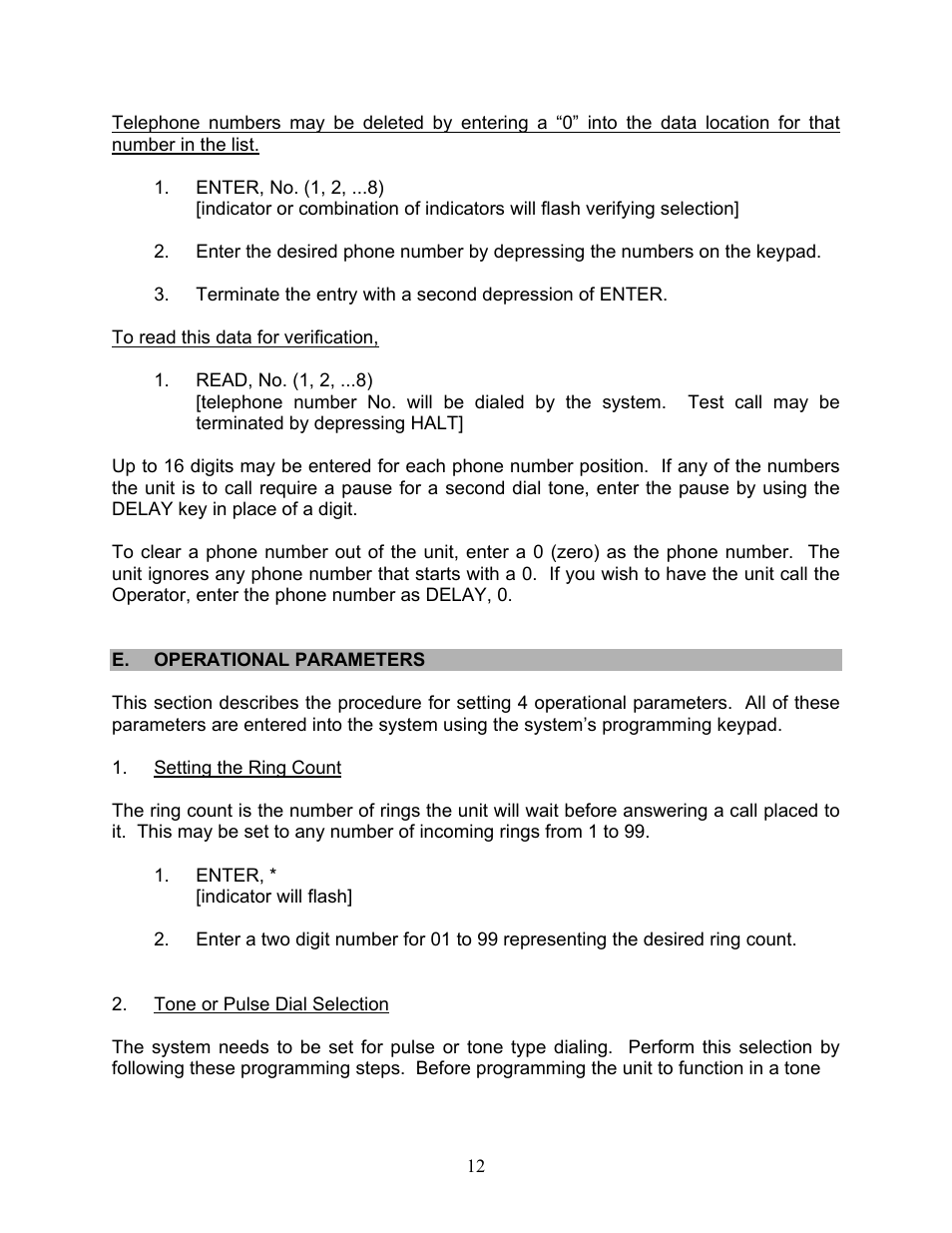 Microtel Series 250 User Manual | Page 16 / 28