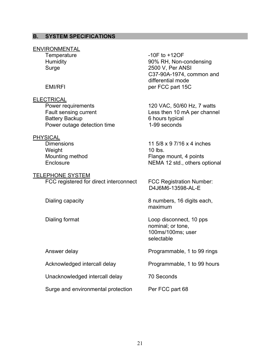 Microtel Series 250 User Manual | Page 25 / 28