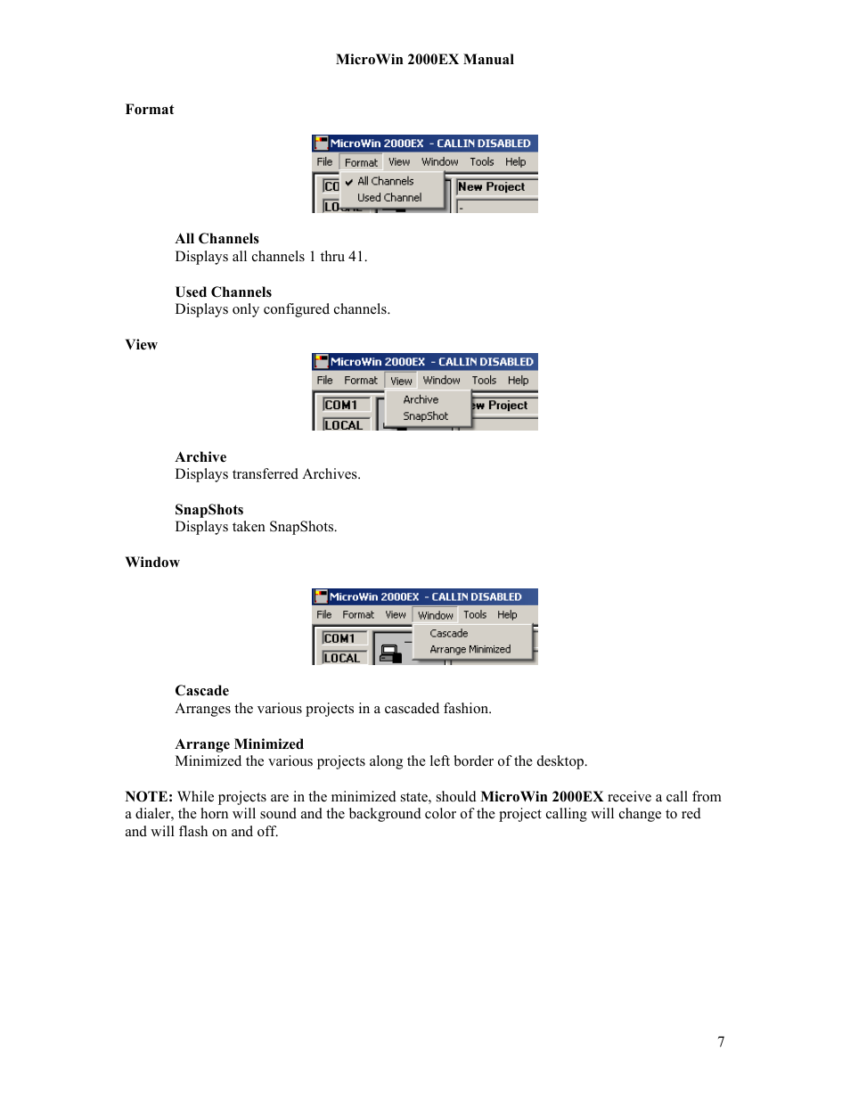 Microtel MicroWin 2000EX User Manual | Page 13 / 63