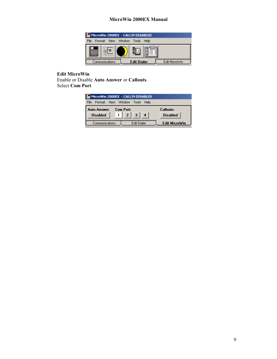 Microtel MicroWin 2000EX User Manual | Page 15 / 63