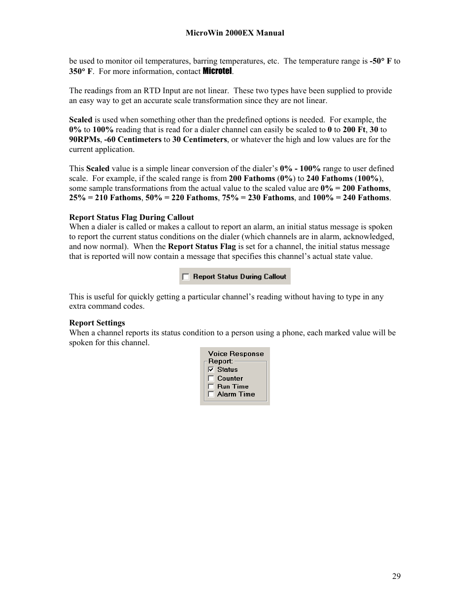 Microtel MicroWin 2000EX User Manual | Page 35 / 63