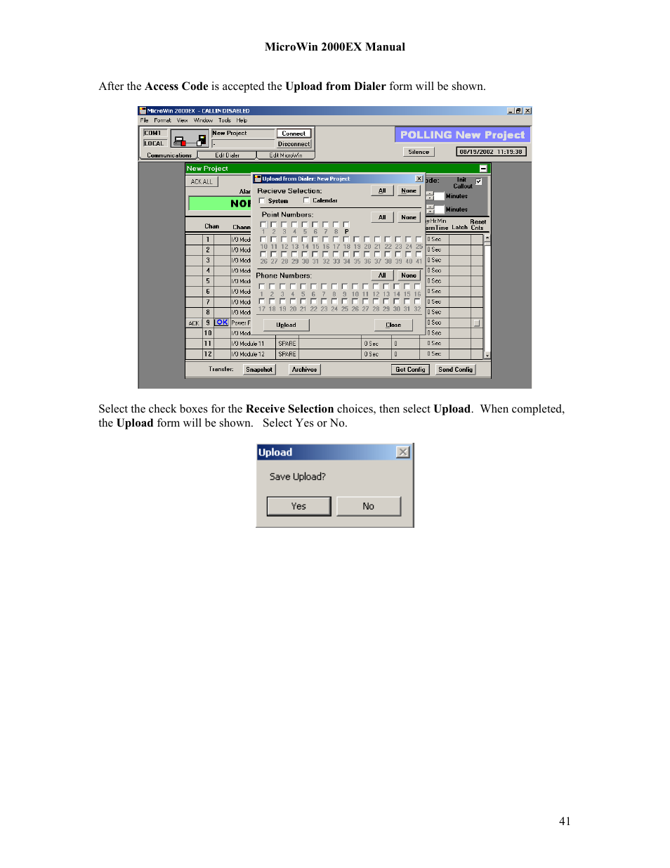 Microtel MicroWin 2000EX User Manual | Page 47 / 63