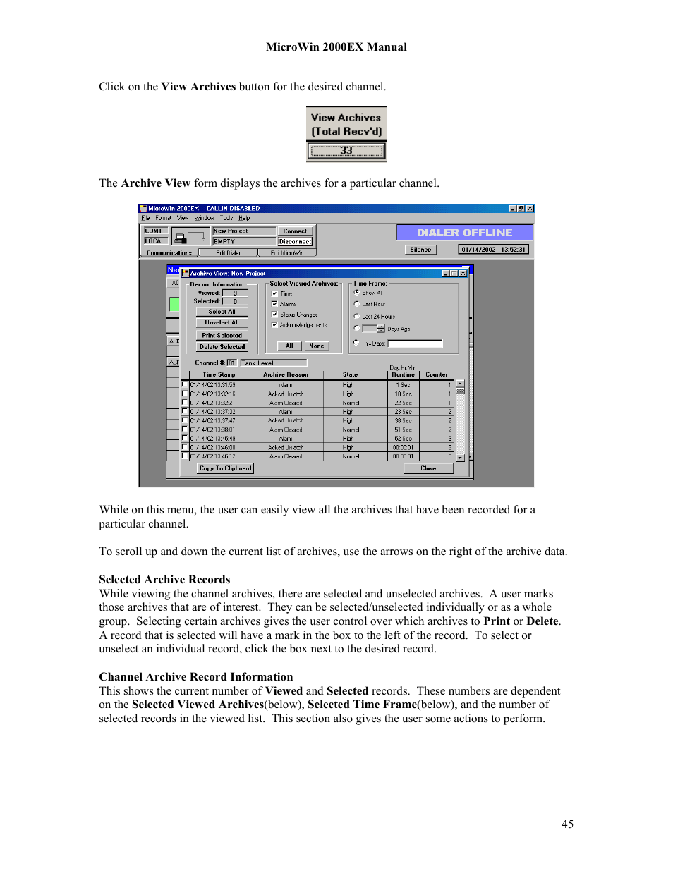 Microtel MicroWin 2000EX User Manual | Page 51 / 63