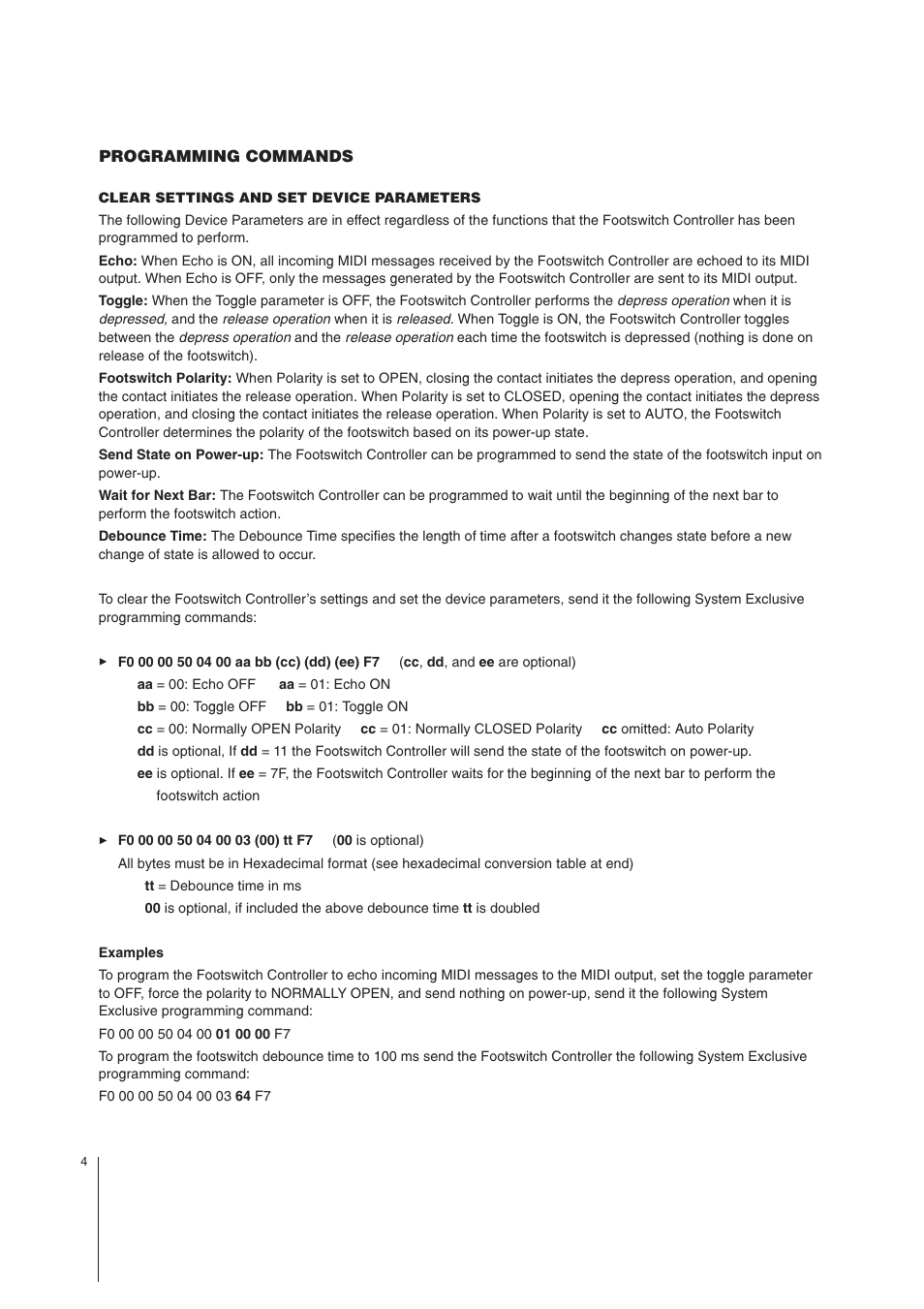 MIDI Solutions Footswitch Controller User Manual | Page 4 / 14