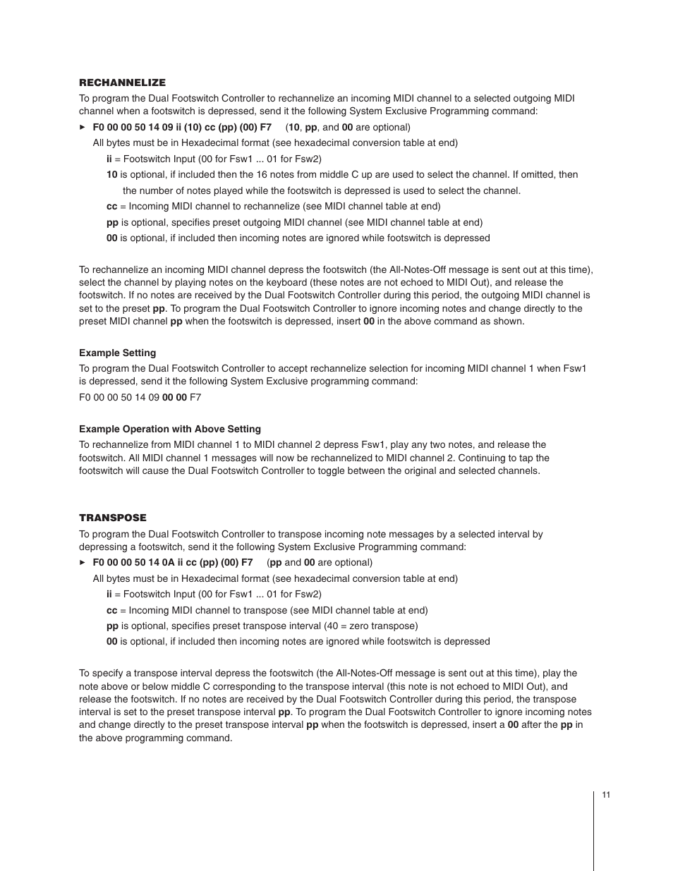 MIDI Solutions Dual Footswitch Controller User Manual | Page 11 / 15