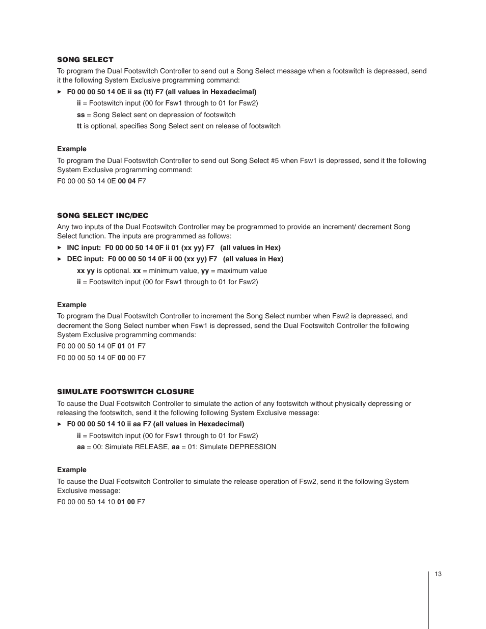 MIDI Solutions Dual Footswitch Controller User Manual | Page 13 / 15