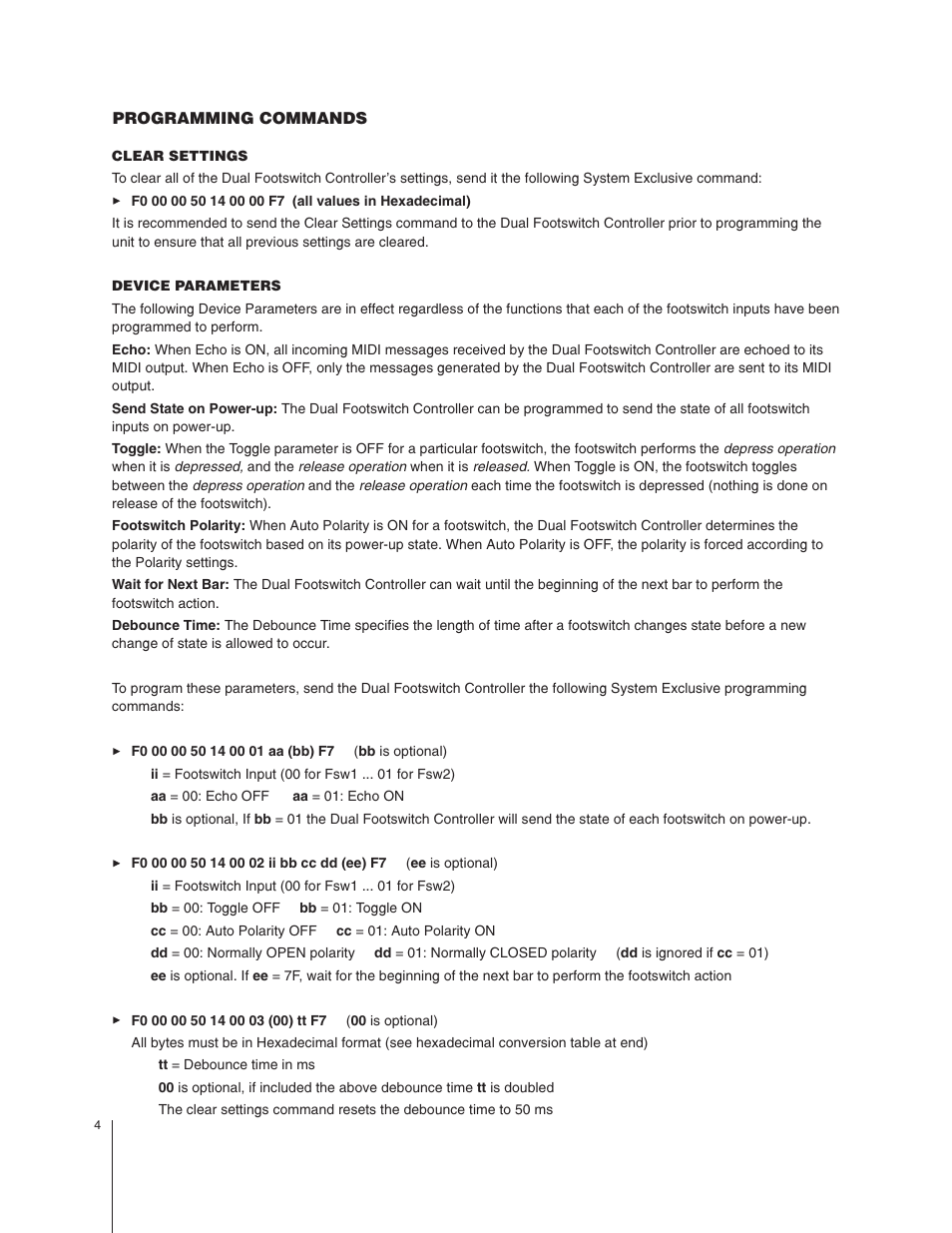 MIDI Solutions Dual Footswitch Controller User Manual | Page 4 / 15