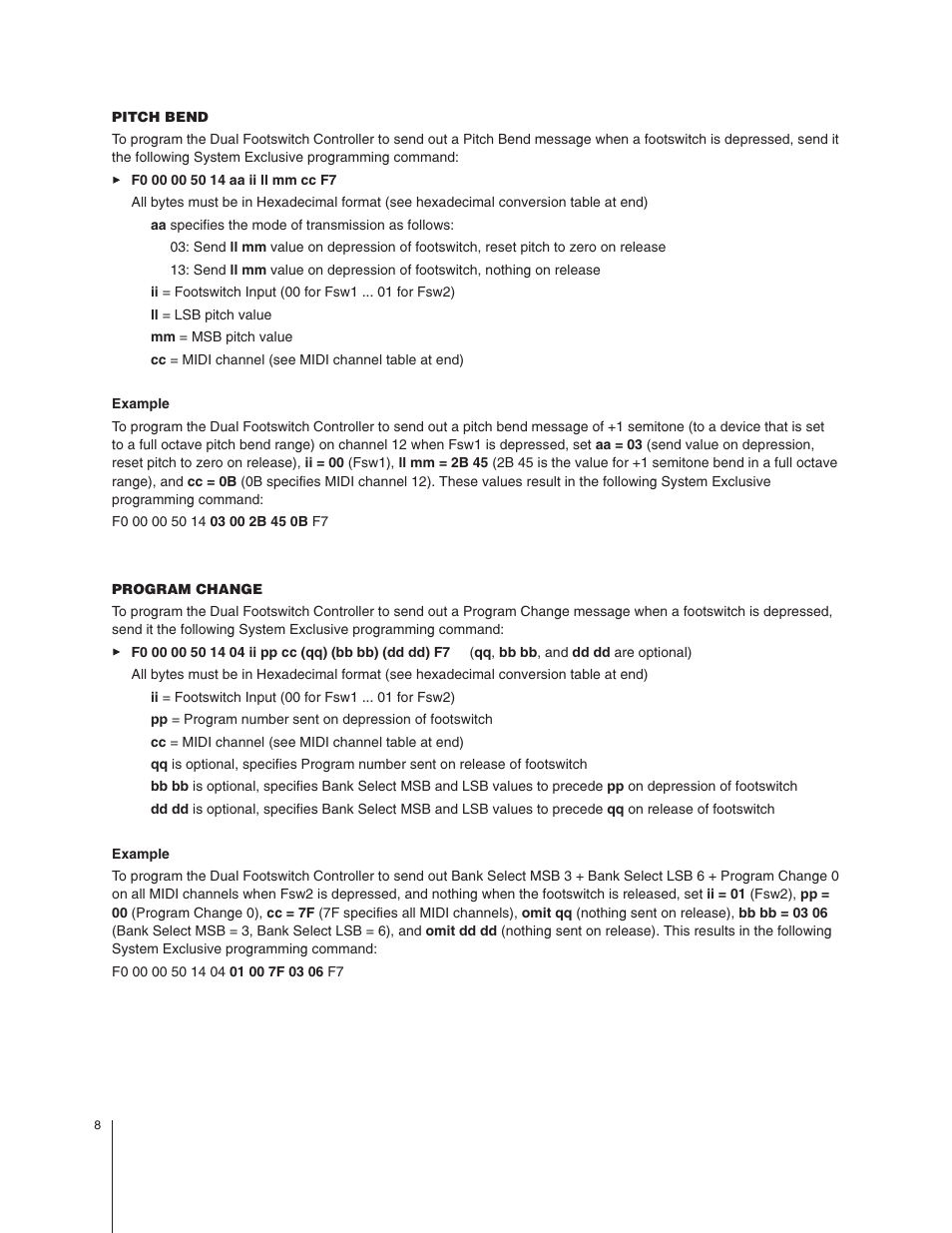 MIDI Solutions Dual Footswitch Controller User Manual | Page 8 / 15