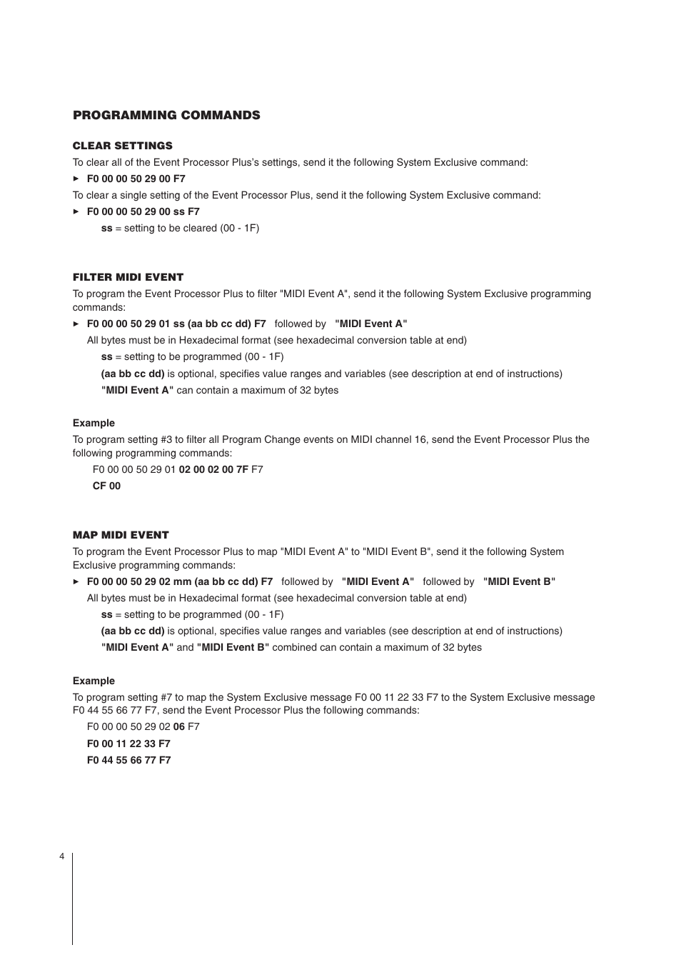 MIDI Solutions Event Processor Plus User Manual | Page 4 / 9