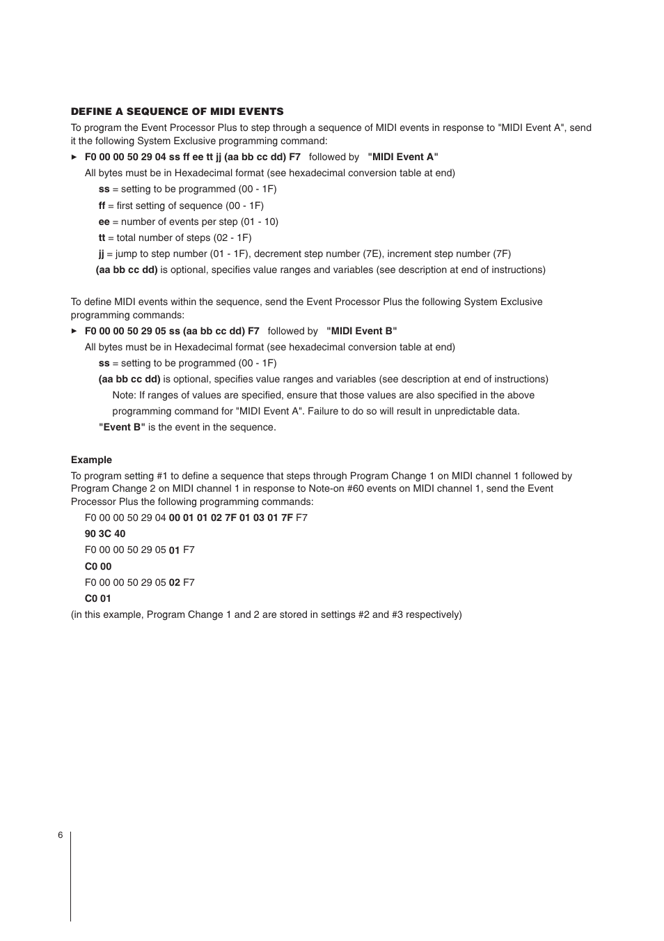 MIDI Solutions Event Processor Plus User Manual | Page 6 / 9