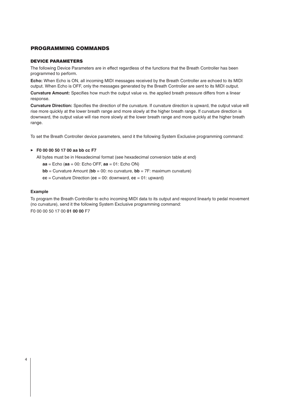 MIDI Solutions Breath Controller User Manual | Page 4 / 7