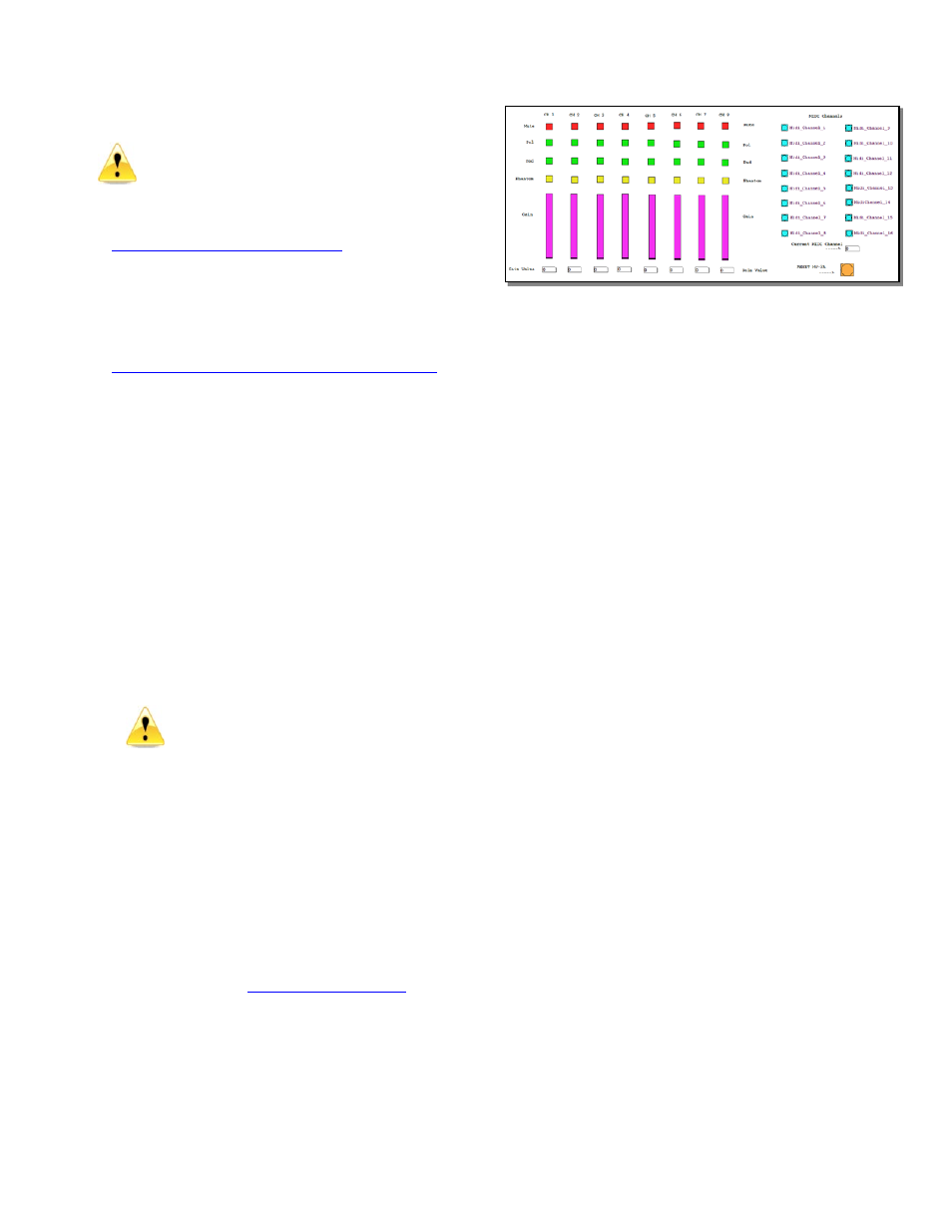 Simple midi controller, Setting up midi i/o in pd, Controlling the hv-3r with pd | Setting the midi channel in pd, Basic troubleshooting for pd patch | Millennia HV-3R Eight Channel Remote-Control Microphone Preamp v 1.4.2 User Manual | Page 36 / 40