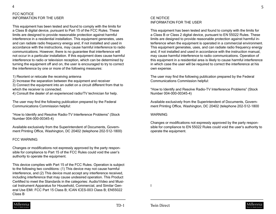 Millennia TD-1 Twin Topology Half Rack Recording Channel User Manual | Page 3 / 19