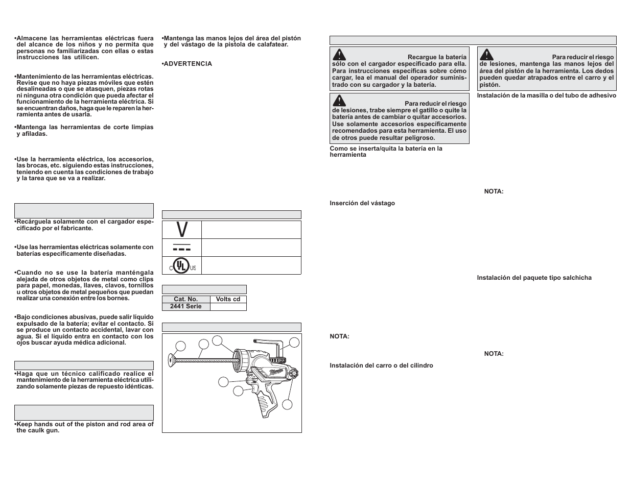 Milwaukee Tool 2441-21 User Manual | Page 8 / 11