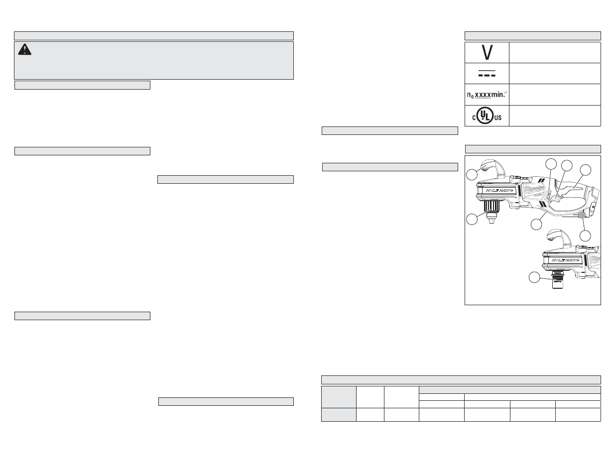 Milwaukee Tool 2708-20 User Manual | Page 2 / 11