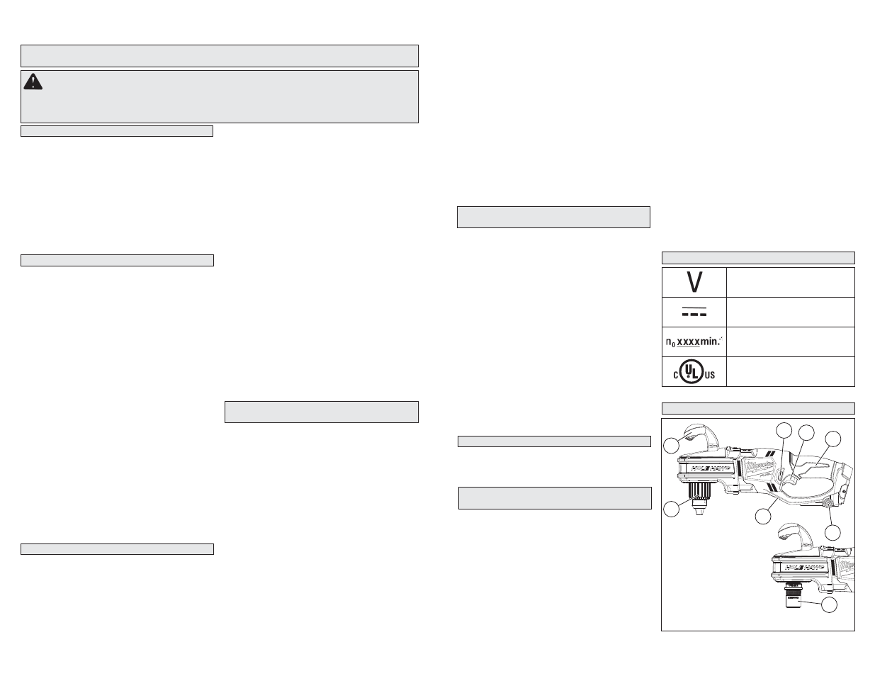 Milwaukee Tool 2708-20 User Manual | Page 5 / 11