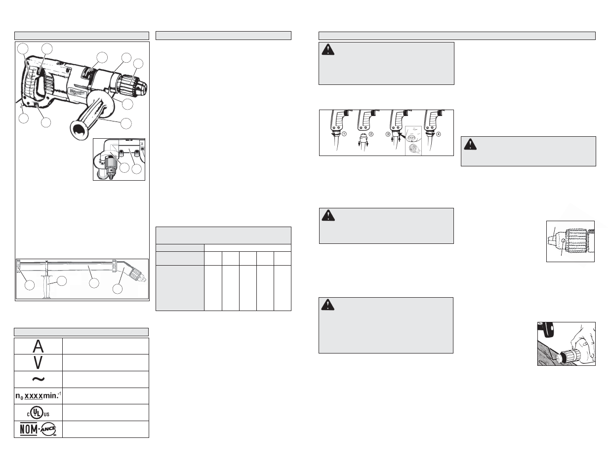 Milwaukee Tool 1001-1 V.2 User Manual | Page 3 / 15