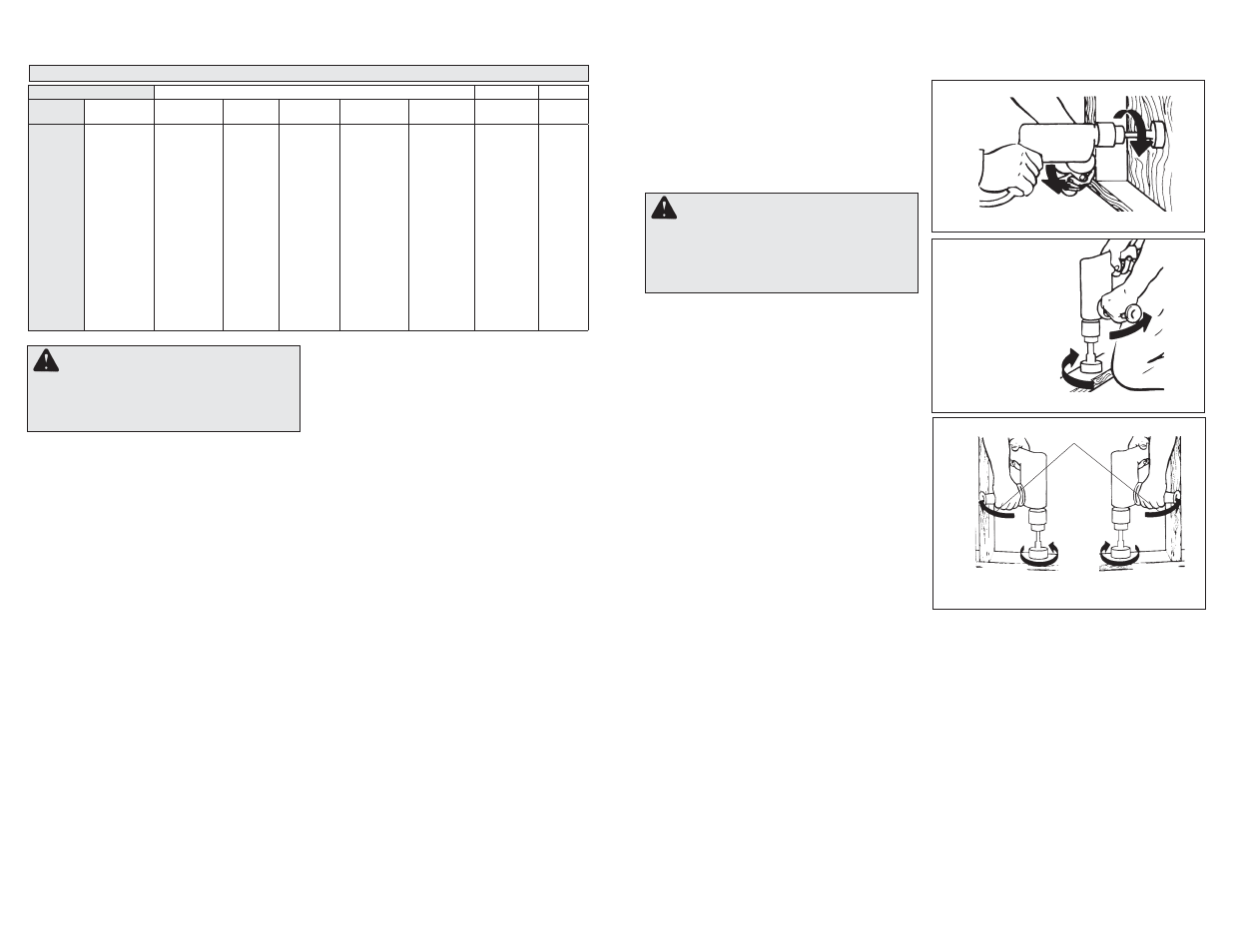 Applications, Avertissement | Milwaukee Tool 0202-20 User Manual | Page 10 / 17