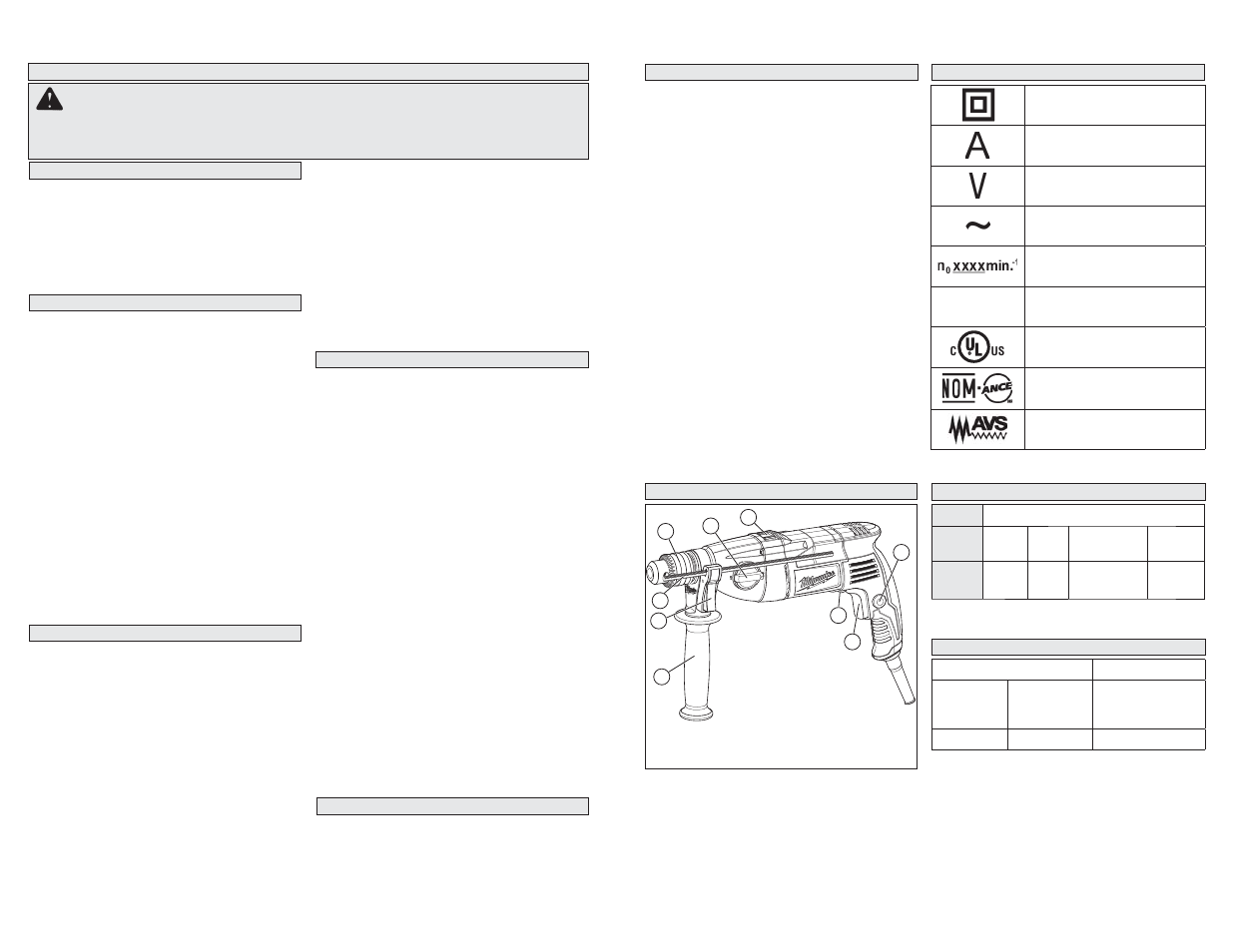 Milwaukee Tool 5380-20 V.2 User Manual | Page 2 / 13