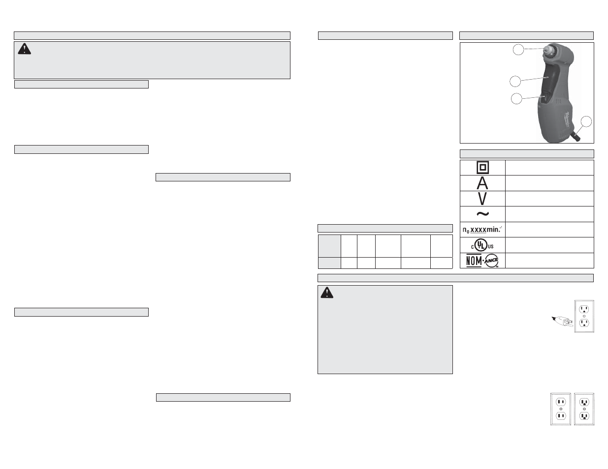 Milwaukee Tool 0370-20 User Manual | Page 2 / 11