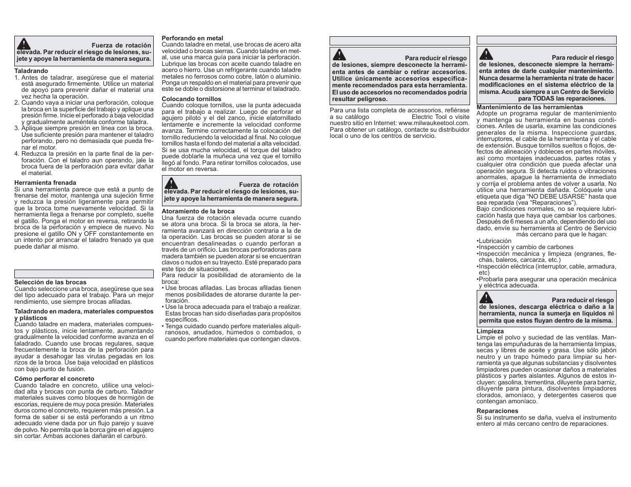 Milwaukee Tool 0240-20 User Manual | Page 11 / 13