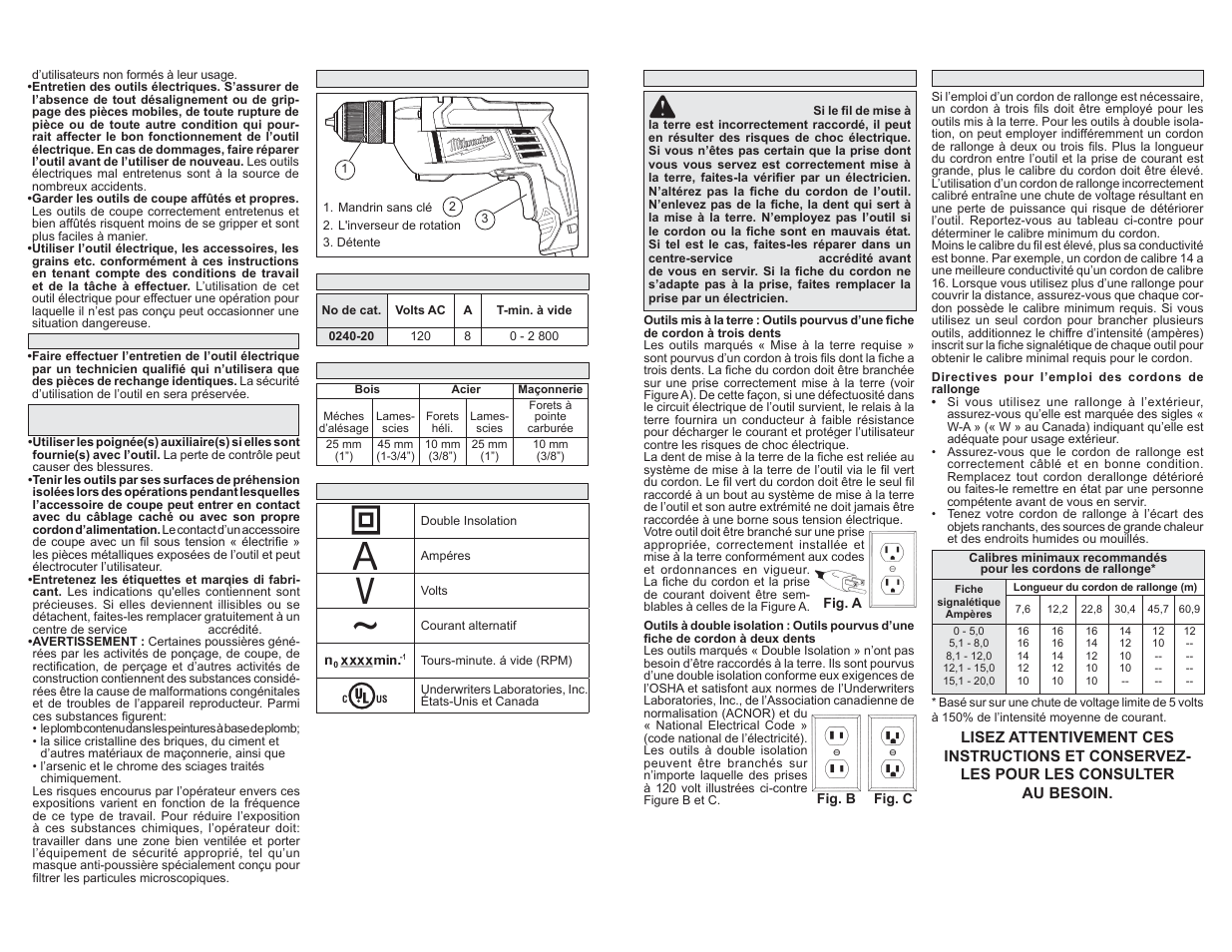 Milwaukee Tool 0240-20 User Manual | Page 6 / 13