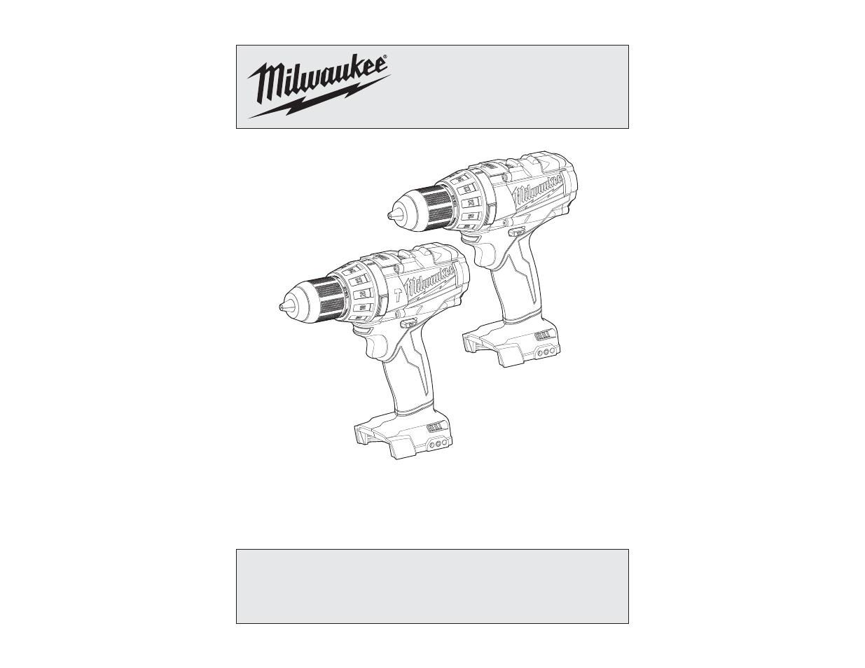 Milwaukee Tool 2603-22 User Manual | 11 pages