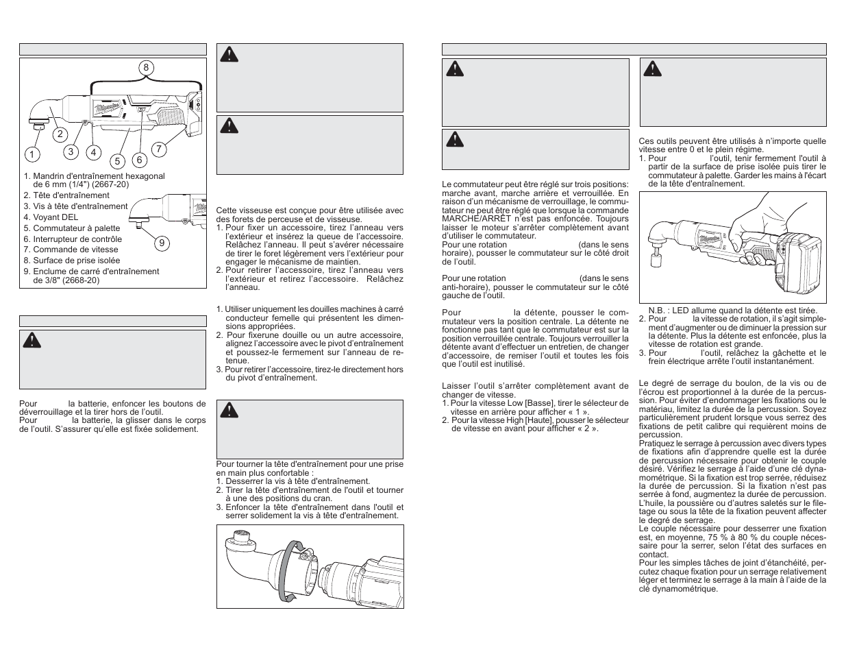 Milwaukee Tool 2668-20 User Manual | Page 6 / 11