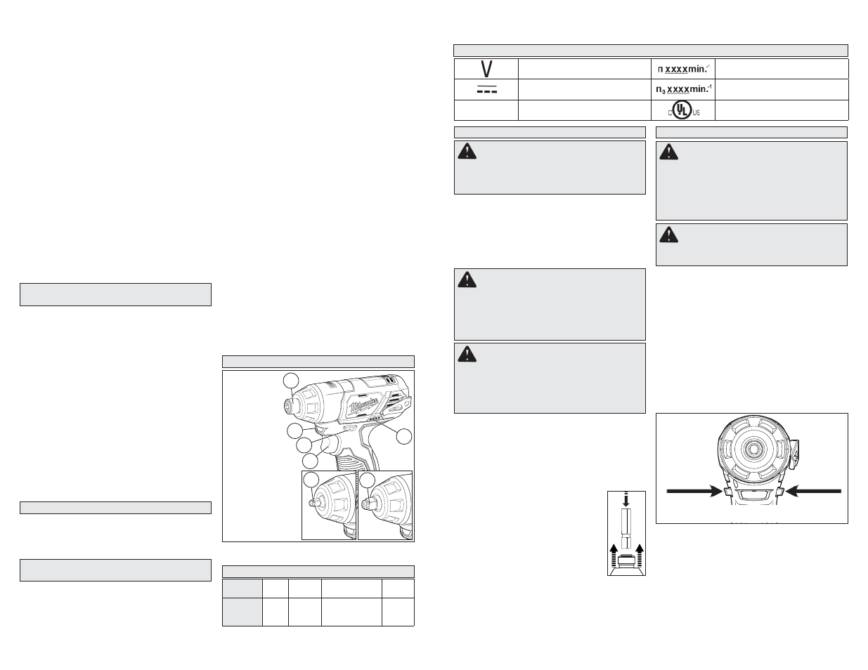 Milwaukee Tool 2463-20 User Manual | Page 7 / 9