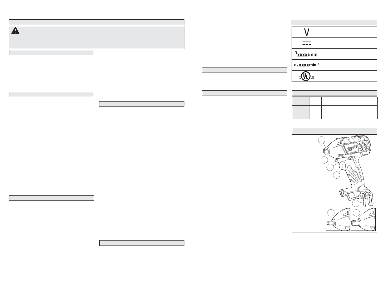 Milwaukee Tool 2652-22 User Manual | Page 2 / 11