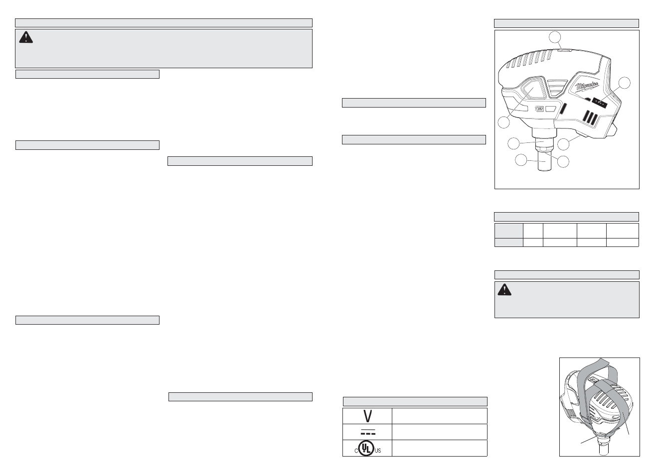 Milwaukee Tool 2458-21 User Manual | Page 2 / 9