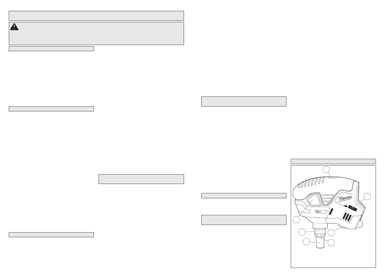 Milwaukee Tool 2458-21 User Manual | Page 4 / 9