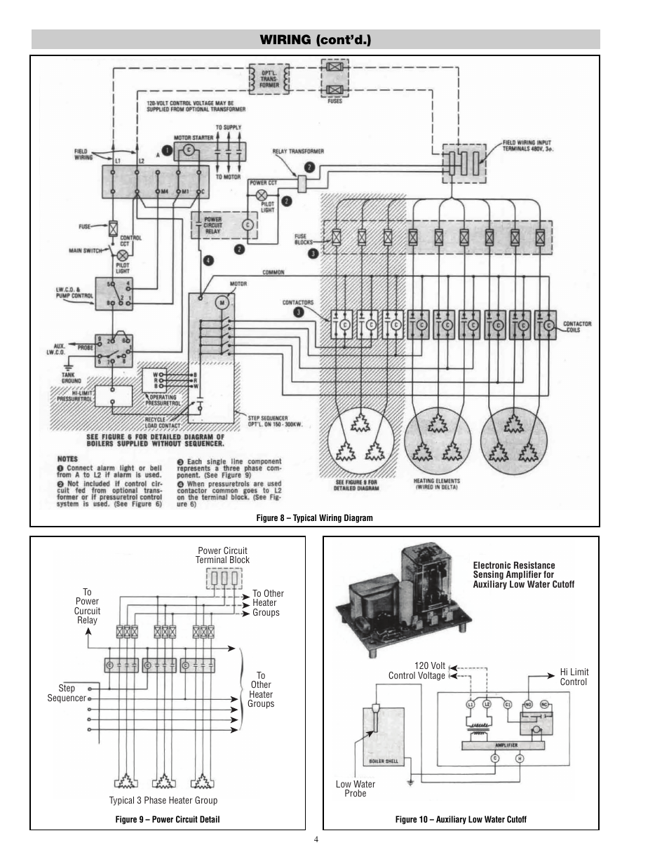 Wiring (cont’d.) | Chromalox PQ404-6 User Manual | Page 4 / 12