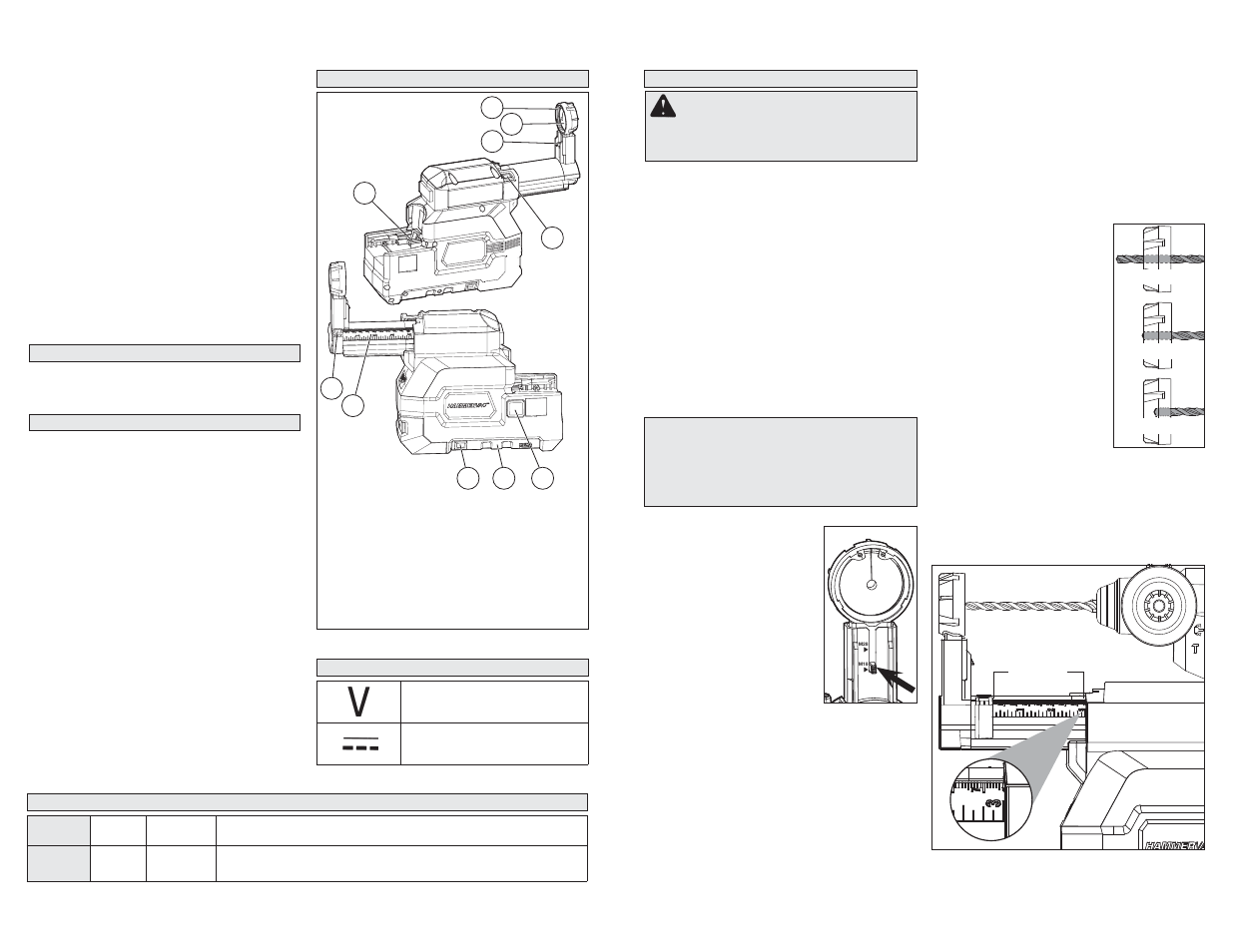 Read and save all instructions for future use | Milwaukee Tool 2712-DE User Manual | Page 3 / 11