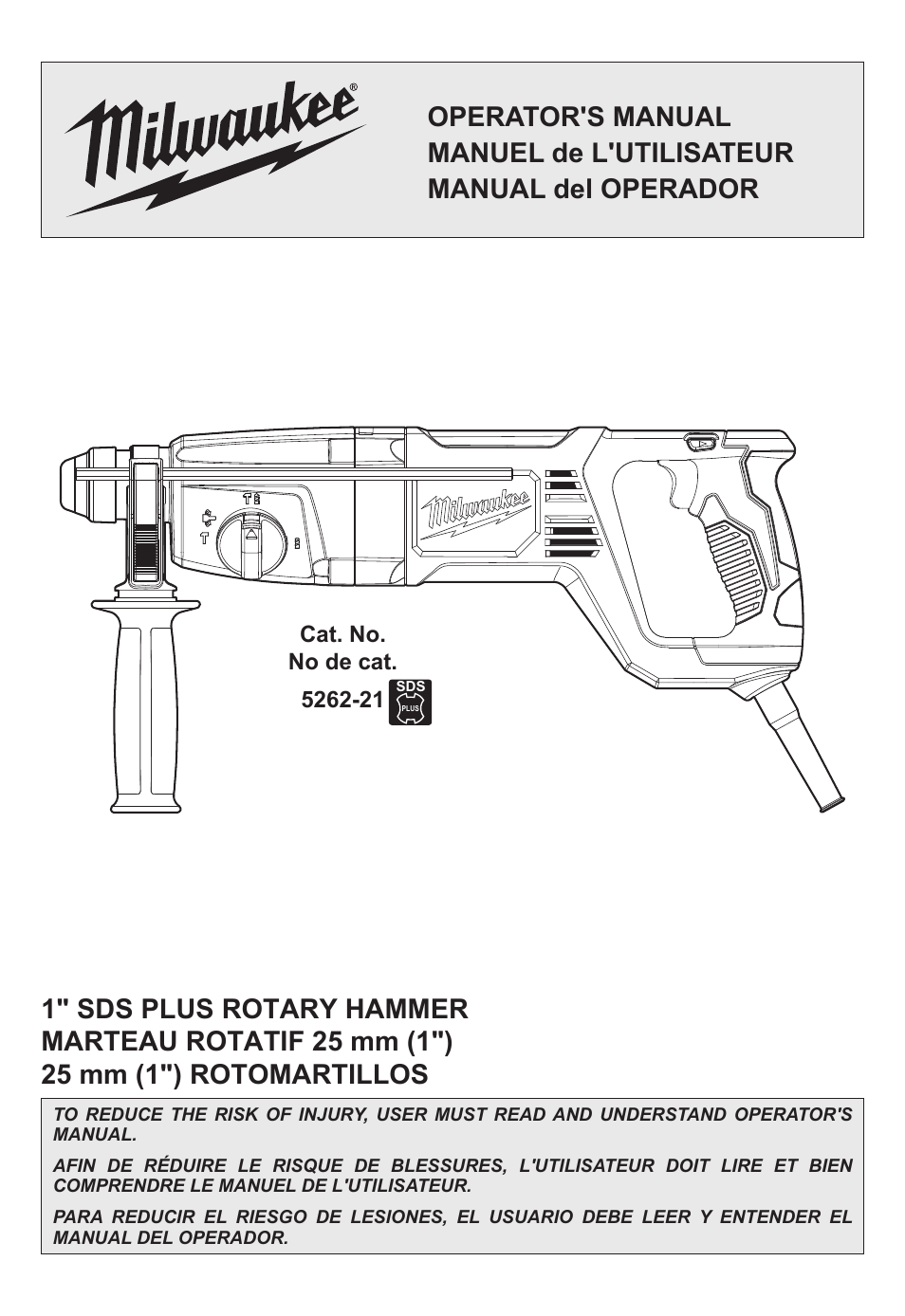 Milwaukee Tool 5262-21 User Manual | 24 pages