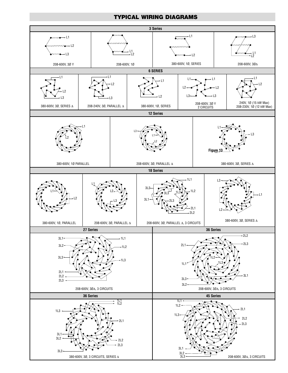 Typical wiring diagrams | Chromalox PE417-3 User Manual | Page 3 / 4