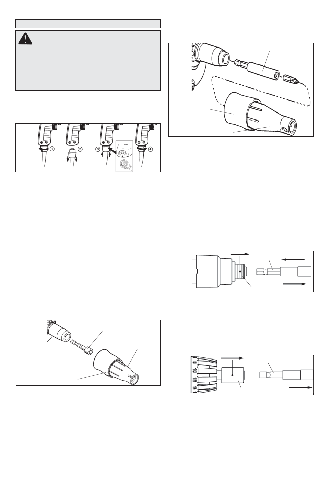 Montage de l’outil avertissement | Milwaukee Tool 6580-20 User Manual | Page 13 / 28